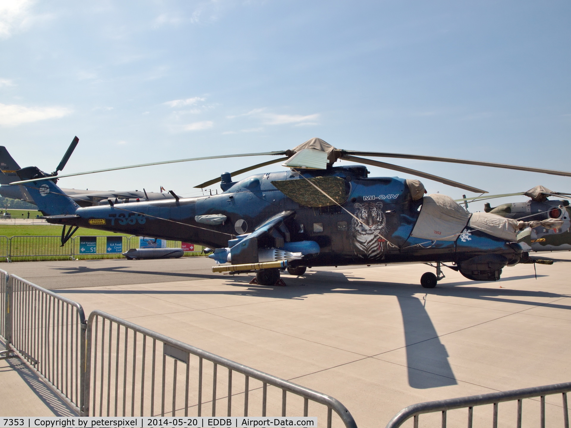 7353, Mil Mi-24V Hind E C/N 087353, ILA Berlin Air Show 2014