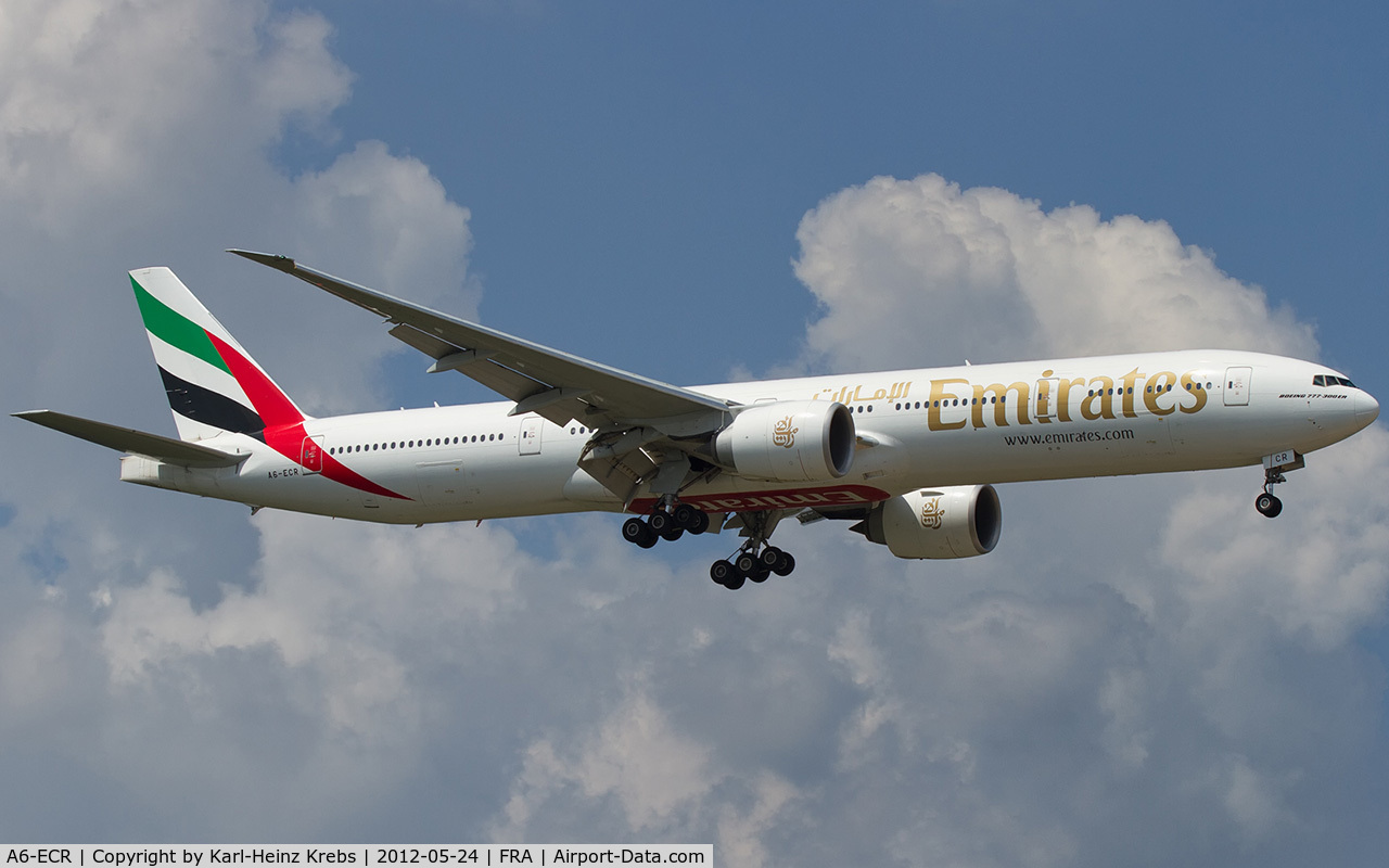 A6-ECR, 2009 Boeing 777-31H/ER C/N 35592, Emirates