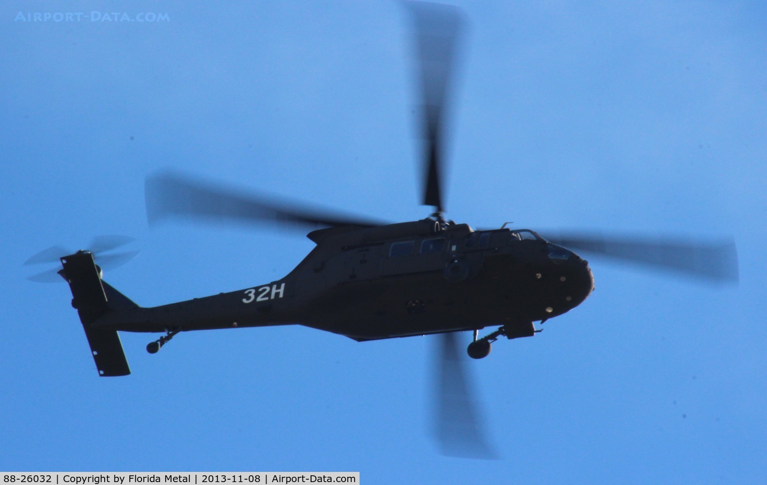 88-26032, 1988 Sikorsky UH-60A Black Hawk C/N 701242, UH-60A Blackhawk flying over Daleville AL