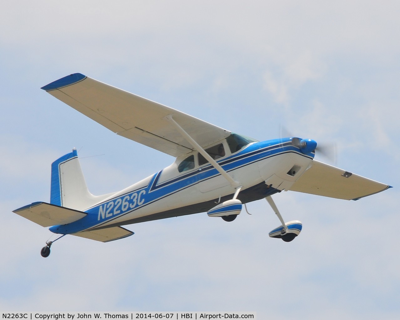 N2263C, 1953 Cessna 180 C/N 30563, NC Aviation Museum Fly In, June 7, 2014