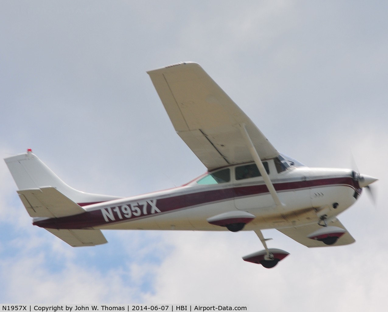 N1957X, 1965 Cessna 182H Skylane C/N 18256057, NC Aviation Museum Fly In, June 7, 2014