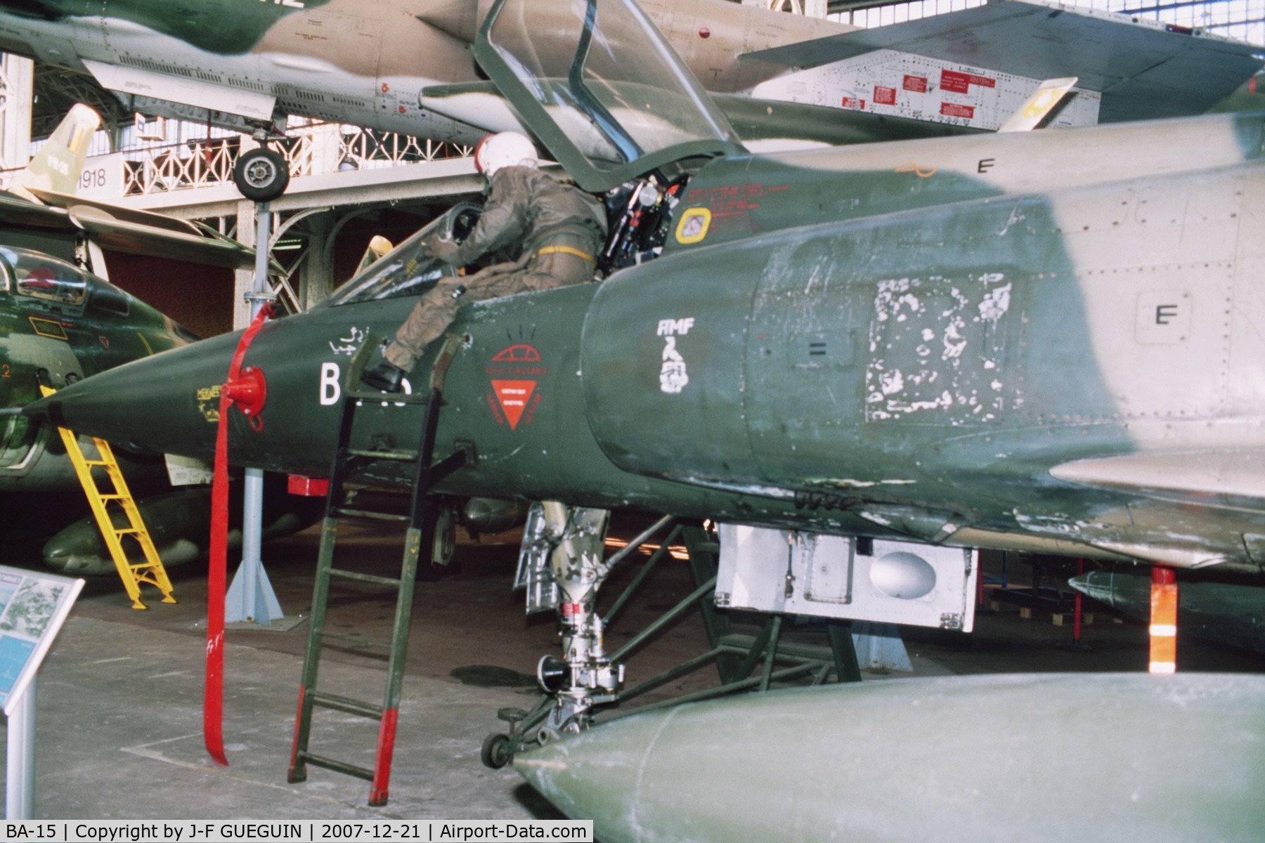 BA-15, Dassault Mirage 5BA C/N 15, Mirage 5BA c/n 15 built by SABCA, preserved in Belgian Musée Royal de l'Armée.