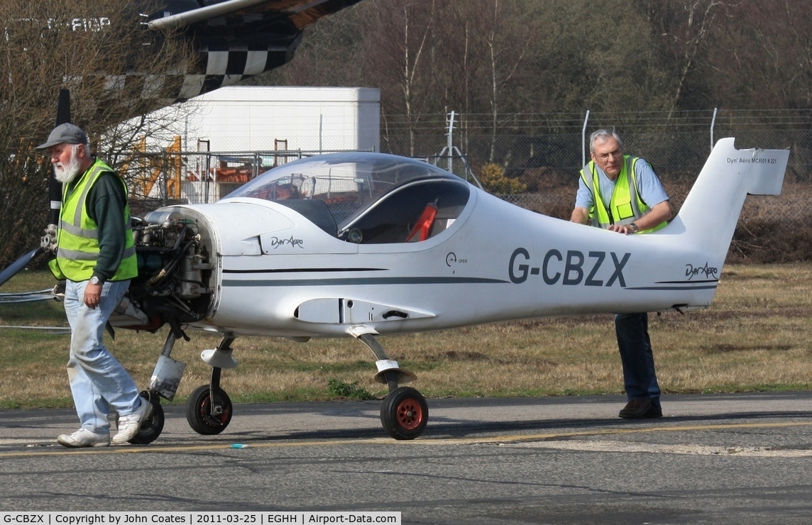 G-CBZX, 2005 Dyn'Aero MCR-01 ULC Banbi C/N PFA 301B-13957, Off for a walk