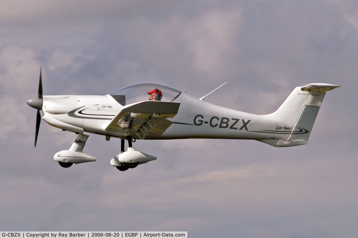 G-CBZX, 2005 Dyn'Aero MCR-01 ULC Banbi C/N PFA 301B-13957, Dyn'Aero MCR-01 Banbi [PFA 301B-13957] Kemble~20/08/2006
