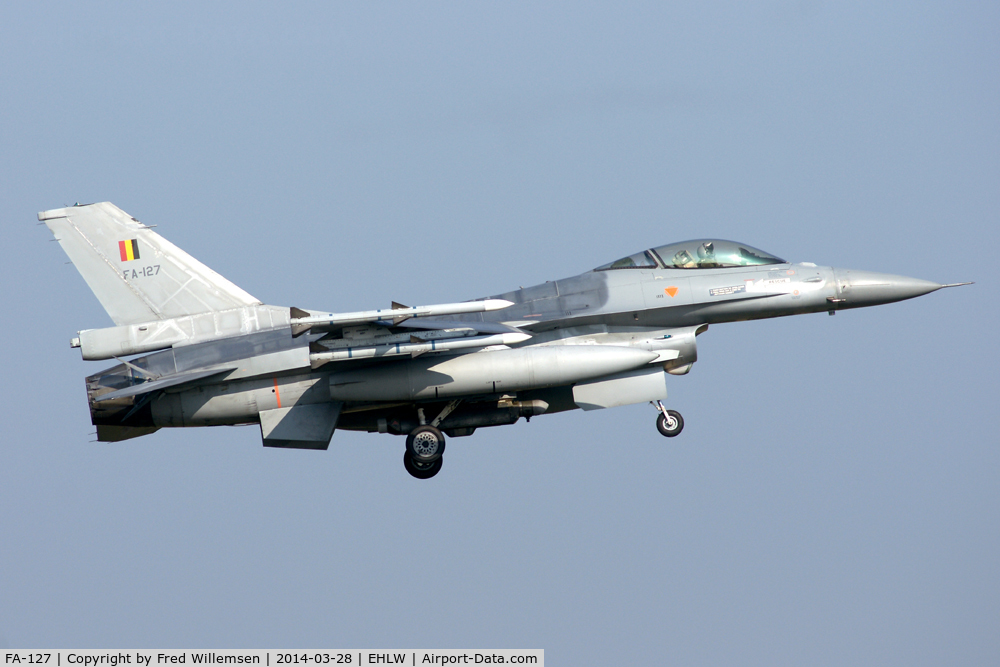 FA-127, SABCA F-16AM Fighting Falcon C/N 6H-127, Belgian AF