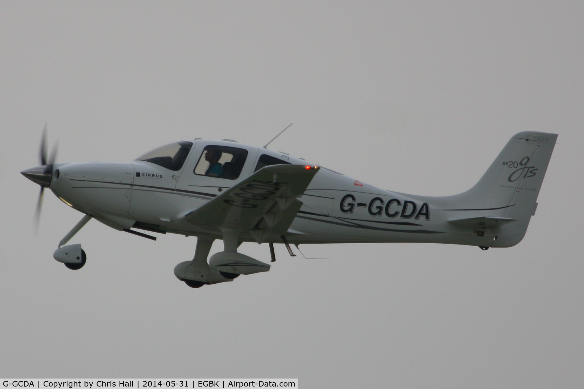 G-GCDA, 2008 Cirrus SR20 G3 GTS C/N 1962, at AeroExpo 2014