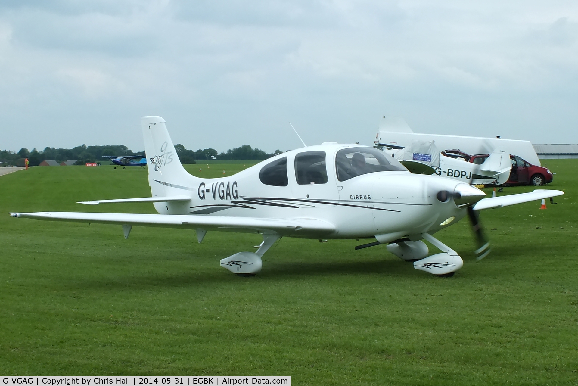 G-VGAG, 2005 Cirrus SR20 GTS C/N 1572, at AeroExpo 2014