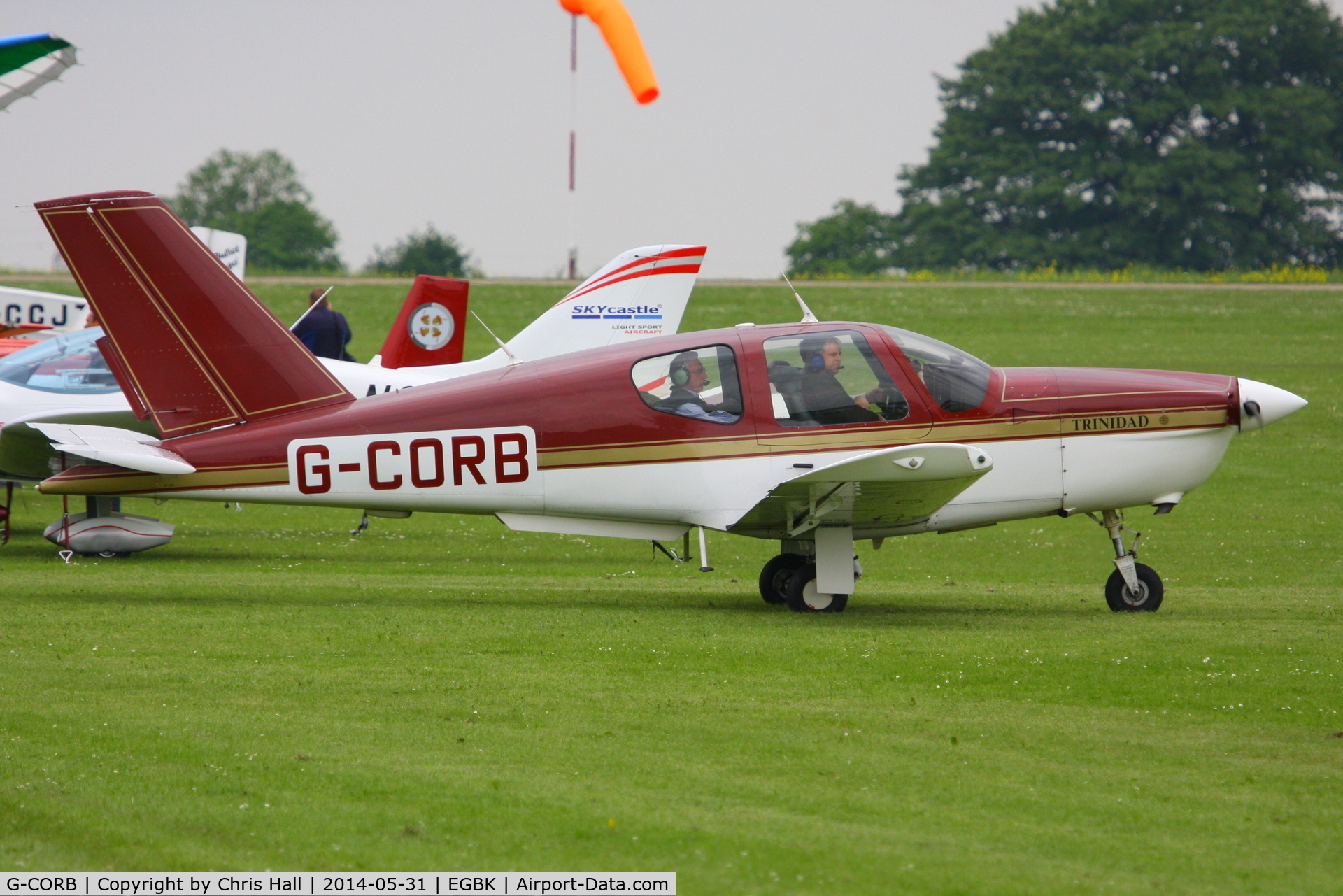 G-CORB, 1990 Socata TB-20 Trinidad C/N 1178, at AeroExpo 2014