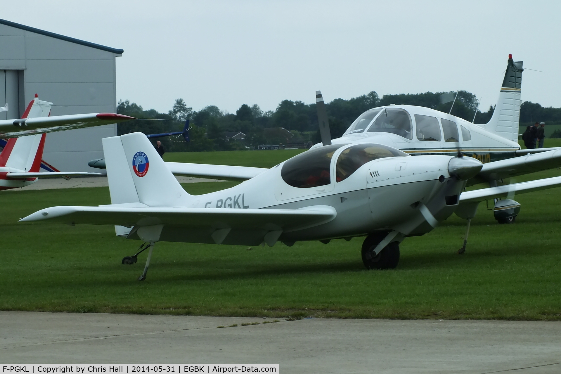 F-PGKL, Europa XS Monowheel C/N 395, at AeroExpo 2014