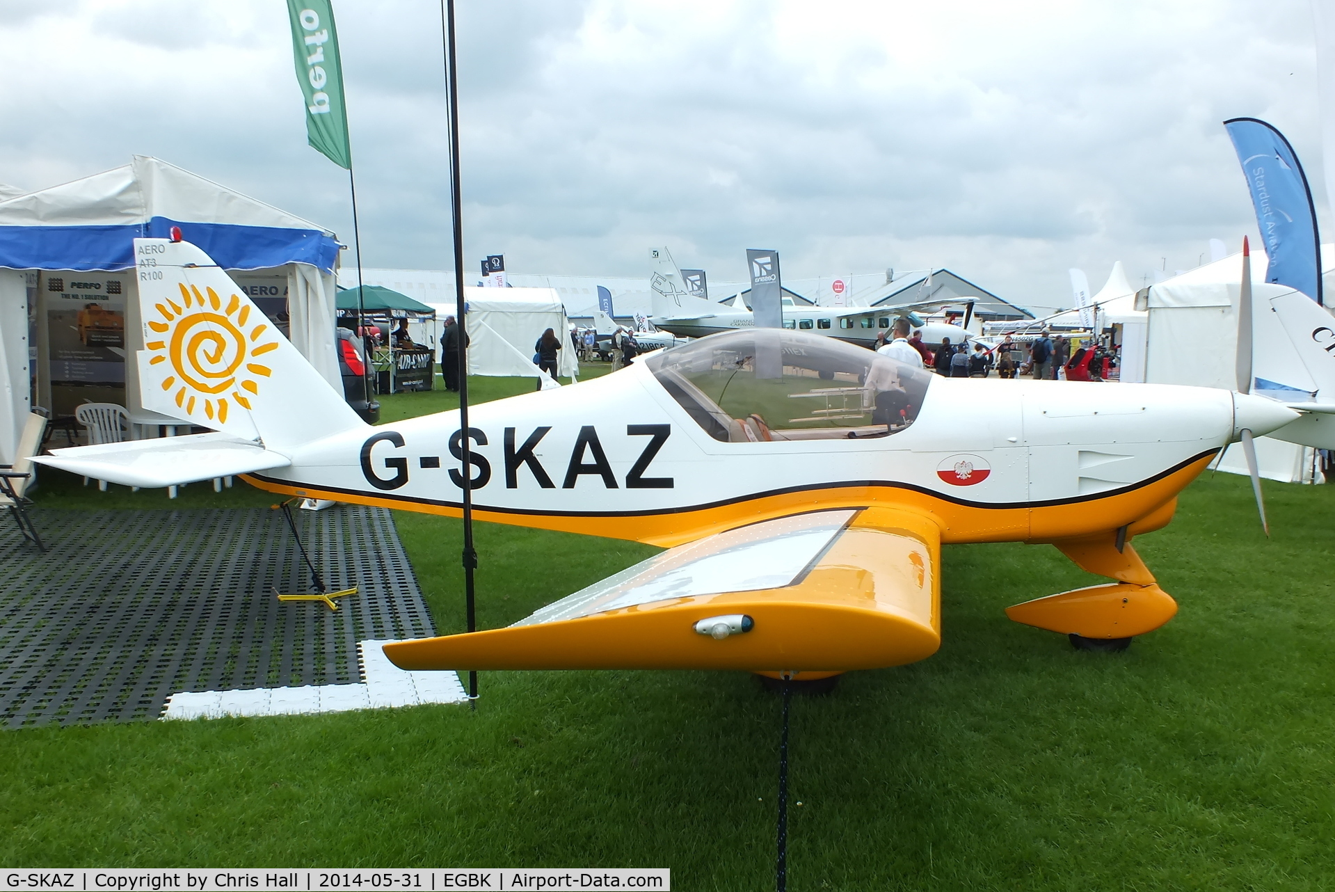 G-SKAZ, 2010 Aero AT-3 R100 C/N AT3-055, at AeroExpo 2014