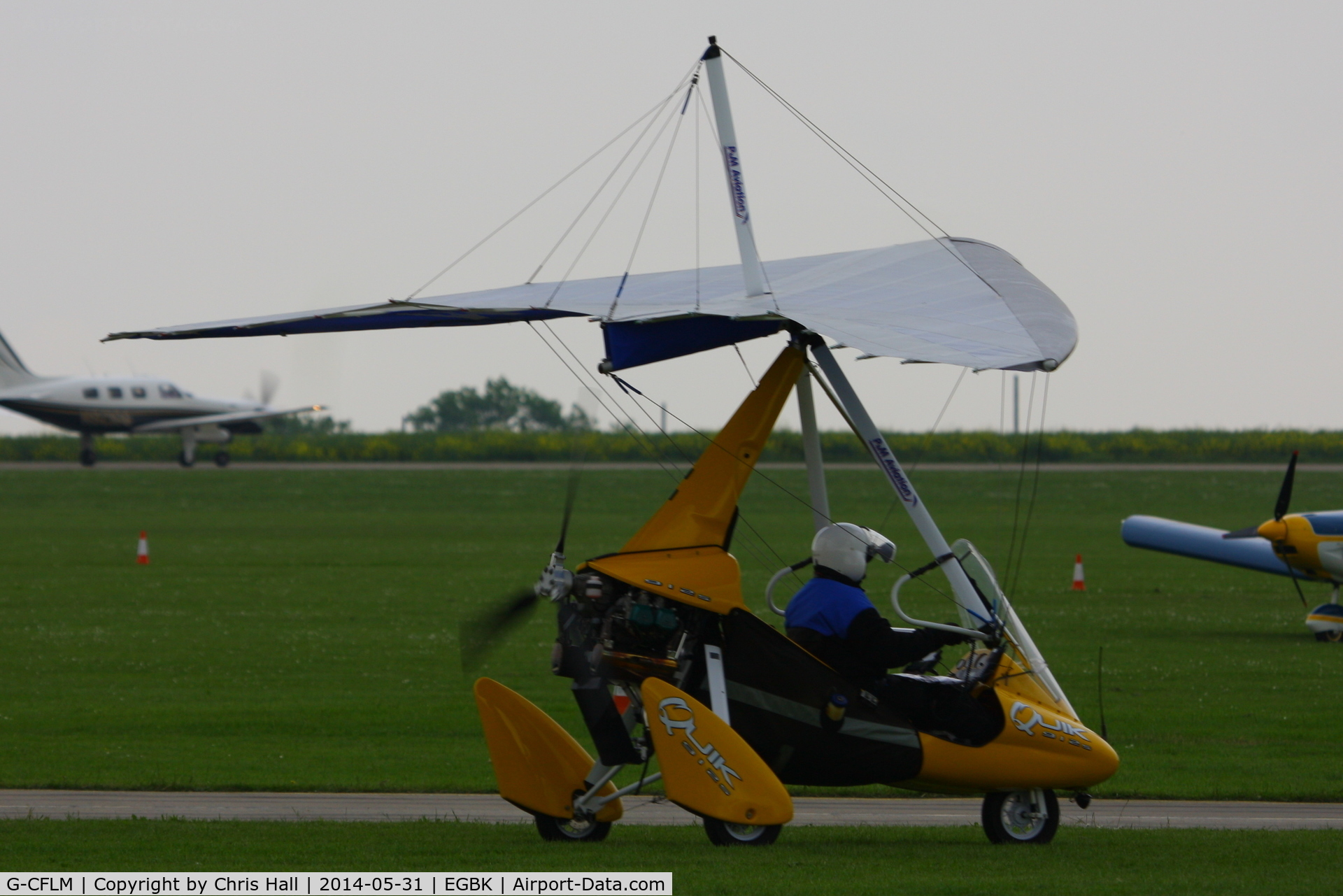 G-CFLM, 2008 Mainair Pegasus Quik C/N 8399, at AeroExpo 2014