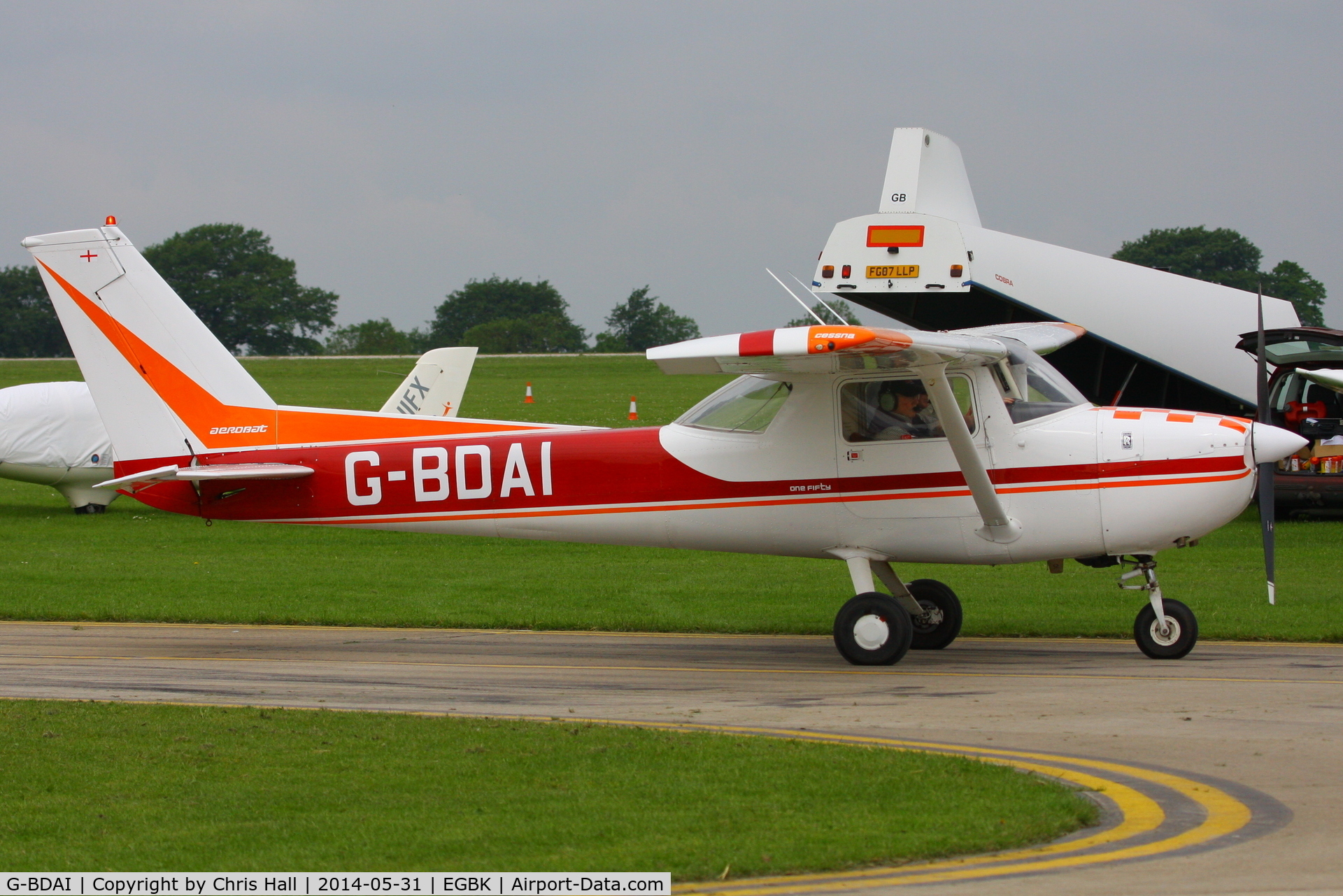 G-BDAI, 1975 Reims F150M C/N 0266, at AeroExpo 2014