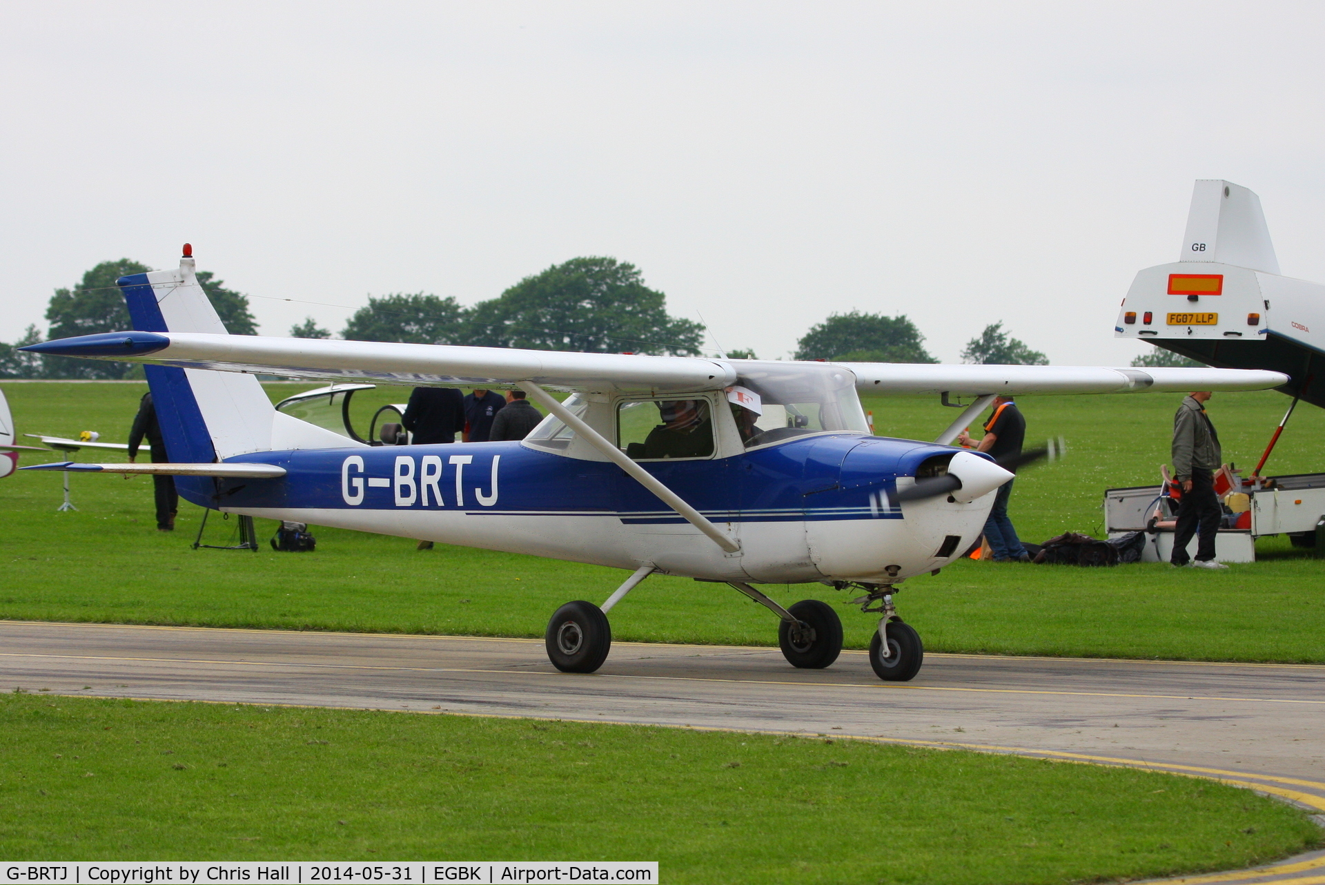 G-BRTJ, 1965 Cessna 150F C/N 150-61749, at AeroExpo 2014
