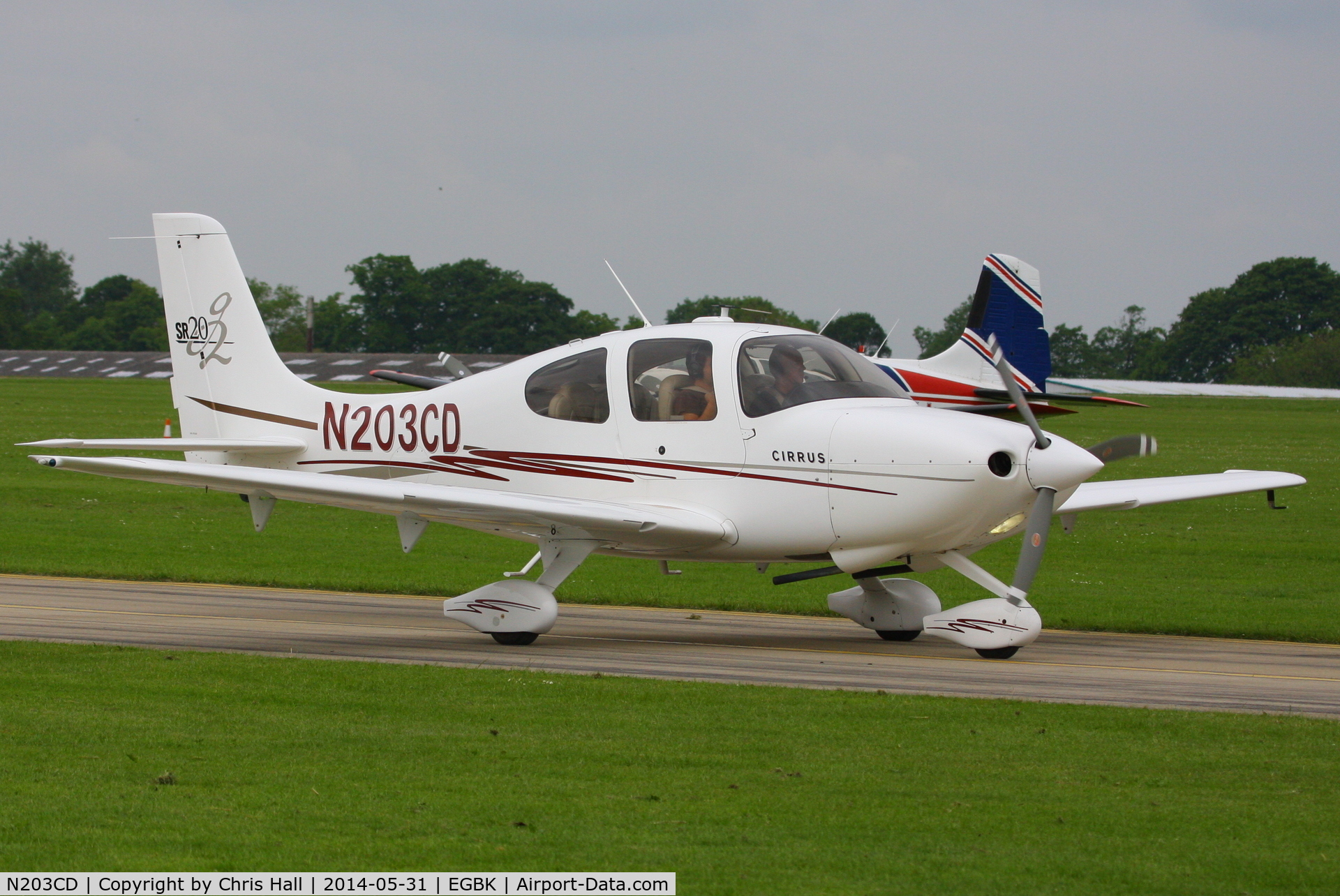 N203CD, 2004 Cirrus SR20 G2 C/N 1451, at AeroExpo 2014