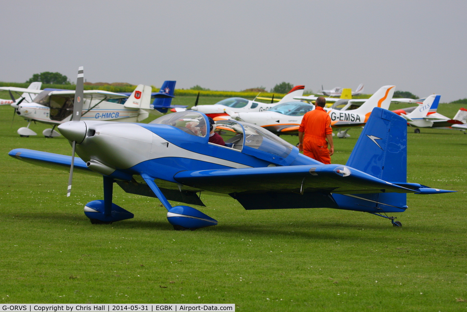 G-ORVS, 2007 Vans RV-9 C/N PFA 320-13999, at AeroExpo 2014