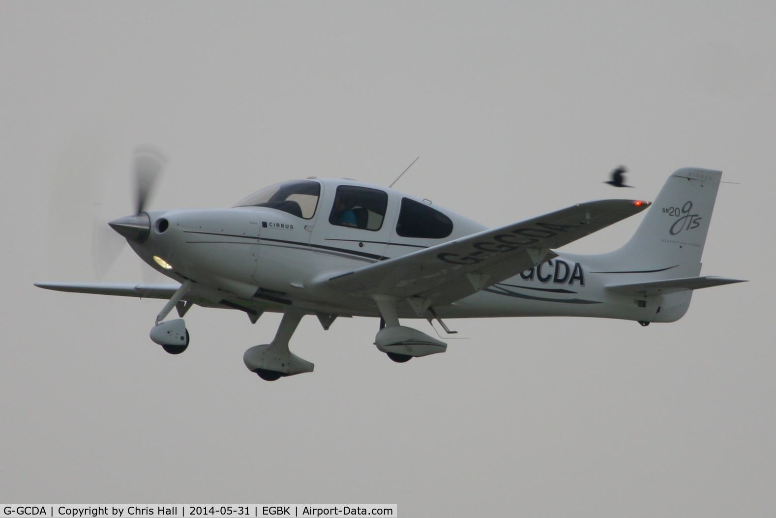 G-GCDA, 2008 Cirrus SR20 G3 GTS C/N 1962, at AeroExpo 2014