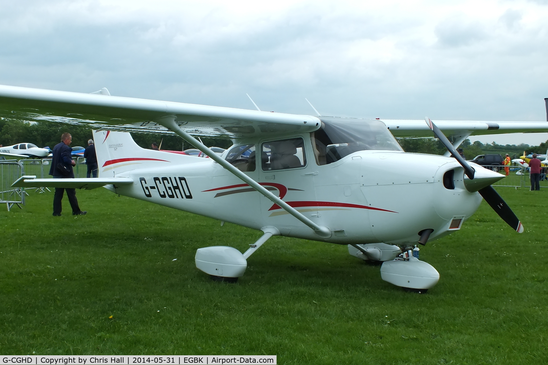 G-CGHD, 2009 Cessna 172S Skyhawk C/N 172S11000, at AeroExpo 2014