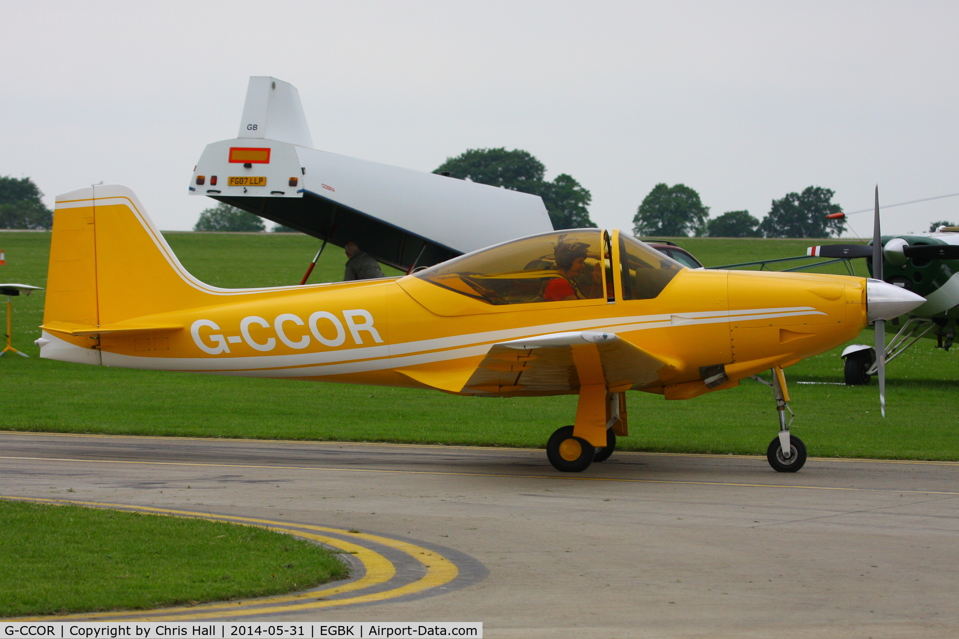G-CCOR, 2005 Sequoia F8L Falco C/N PFA 100-10588, at AeroExpo 2014