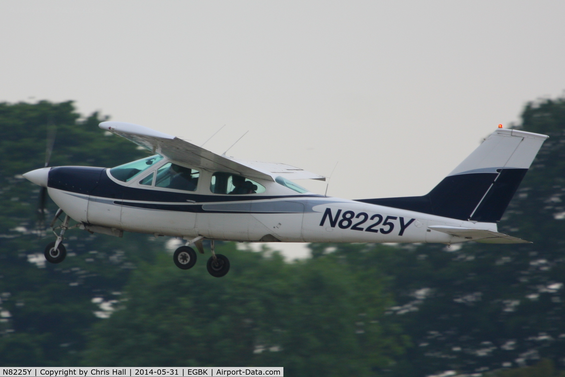 N8225Y, 1977 Cessna 177RG Cardinal C/N 177RG1247, at AeroExpo 2014