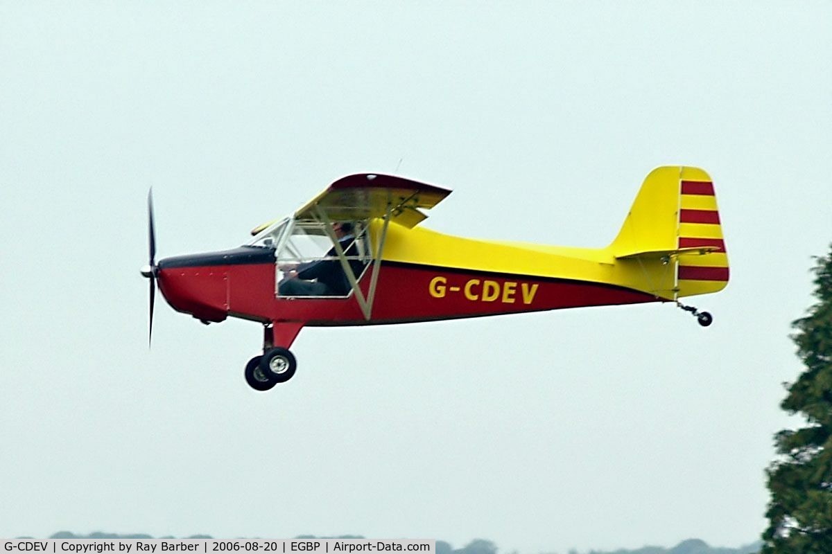 G-CDEV, 2004 Reality Escapade 912(1) C/N BMAA/HB/360, Just Aircraft Escapade 912 [BMAA/HB/360] Kemble~G 20/08/2006