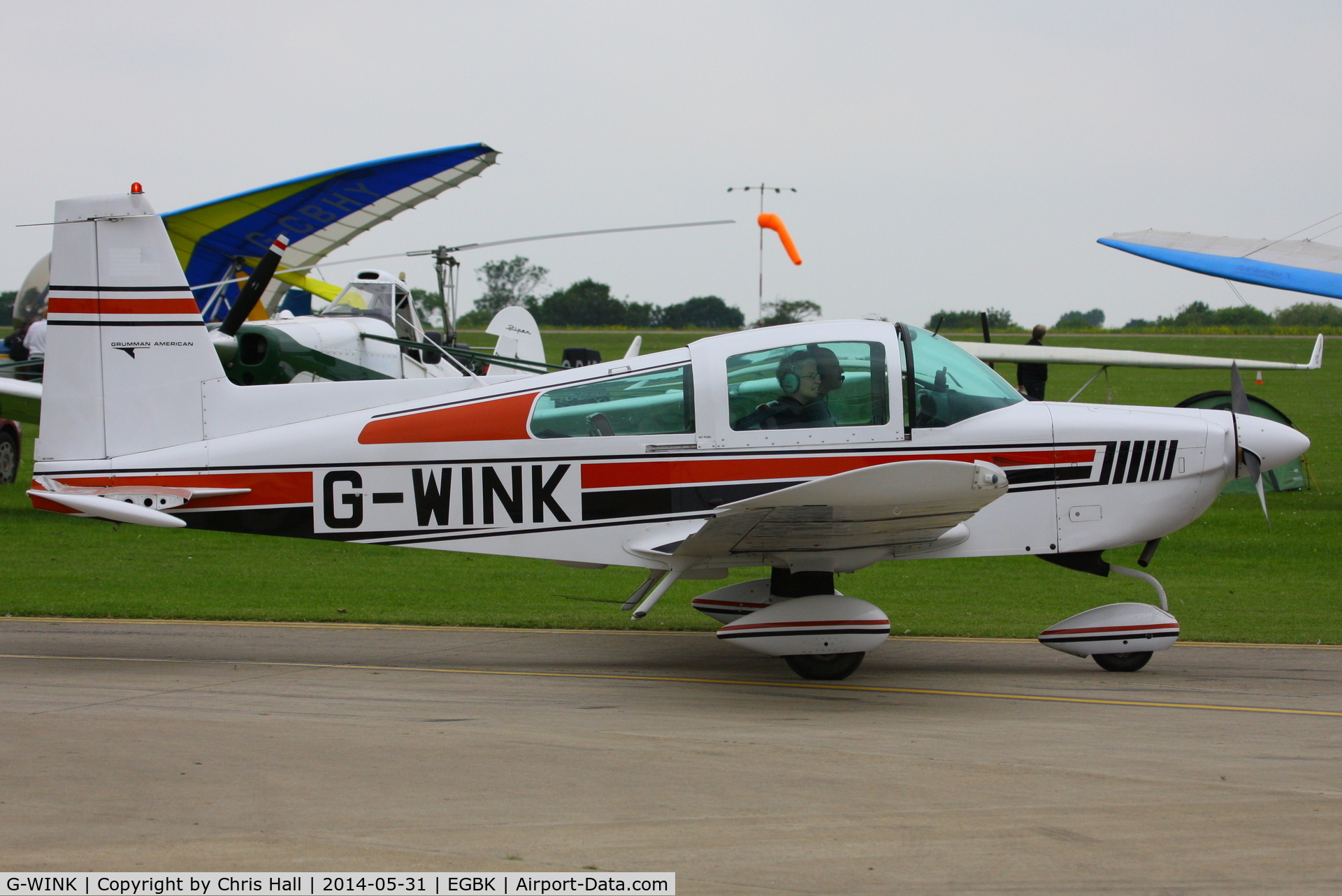 G-WINK, 1976 Grumman American AA-5B Tiger C/N AA5B-0327, at AeroExpo 2014