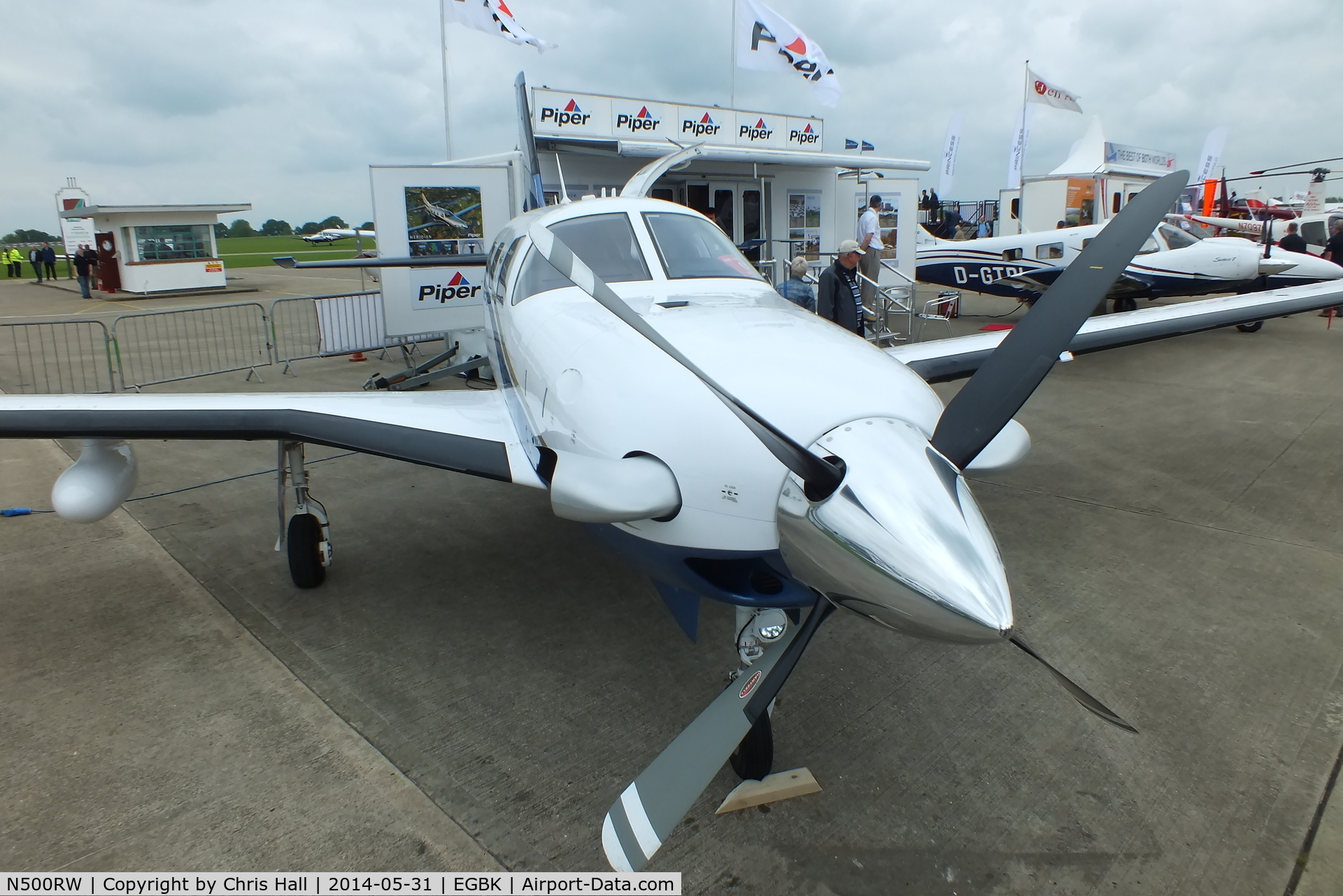 N500RW, 2011 Socata TBM-700 C/N 578, at AeroExpo 2014