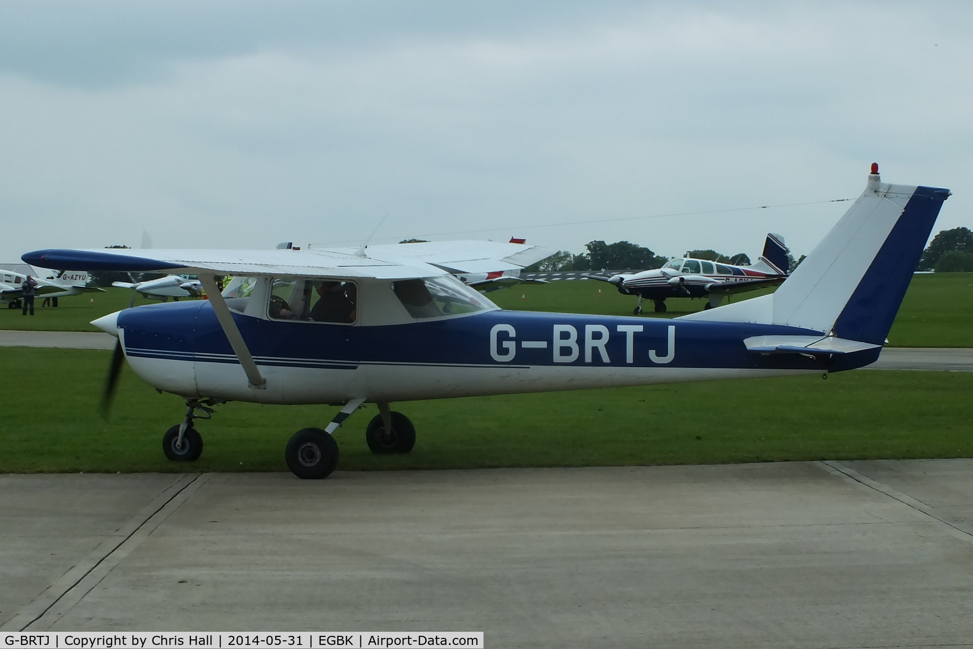 G-BRTJ, 1965 Cessna 150F C/N 150-61749, at AeroExpo 2014