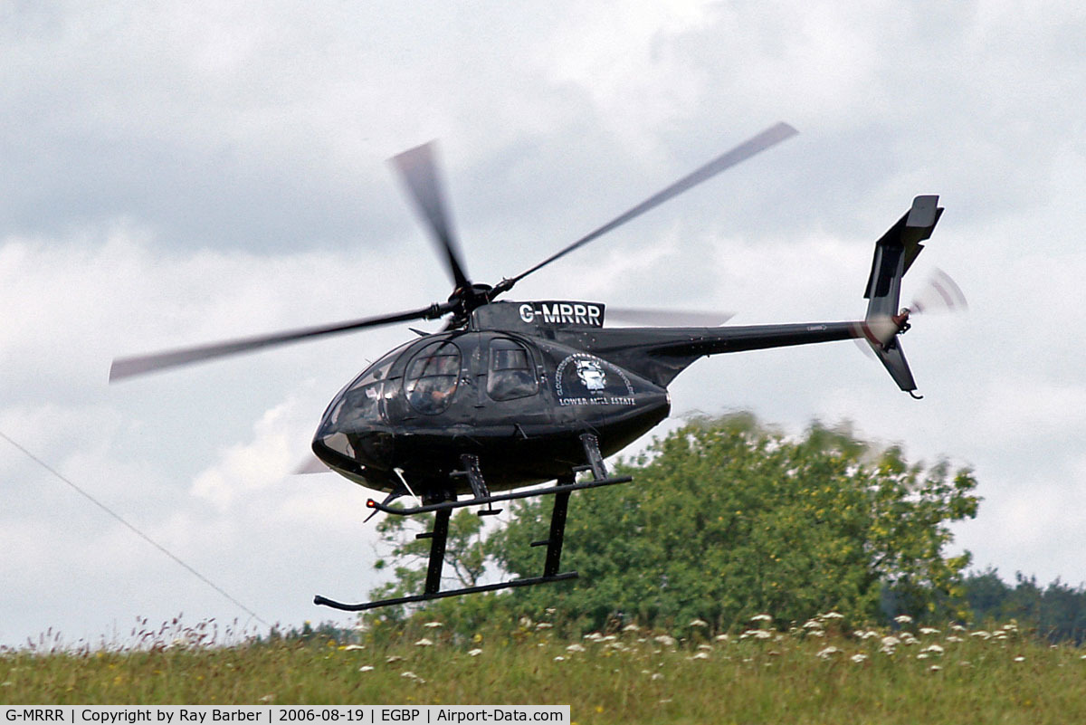 G-MRRR, 1991 Hughes 369E C/N 0473E, MD Helicopters 369E [0473E] Kemble~G 19/08/2006