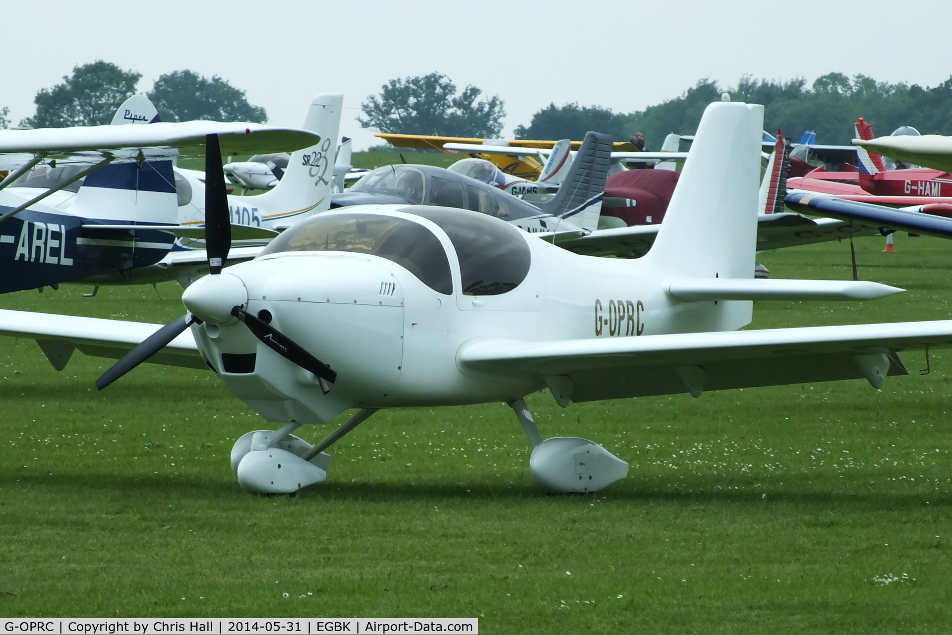 G-OPRC, 2002 Europa XS Tri-Gear C/N PFA 247-13281, at AeroExpo 2014