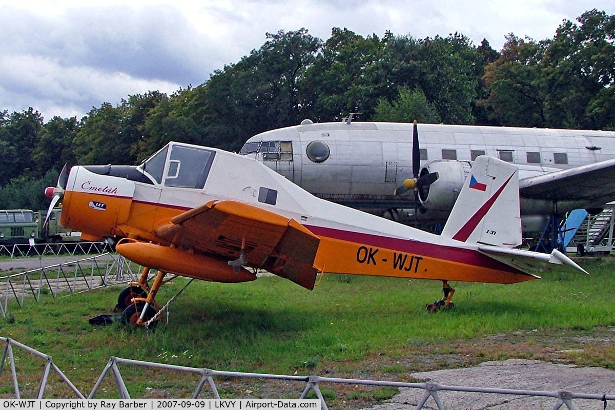 OK-WJT, 1967 Let Z-37 Cmelák C/N 03-14, LET Z-37 Cmelak [03-14] Vyskov~OK 09/09/2007