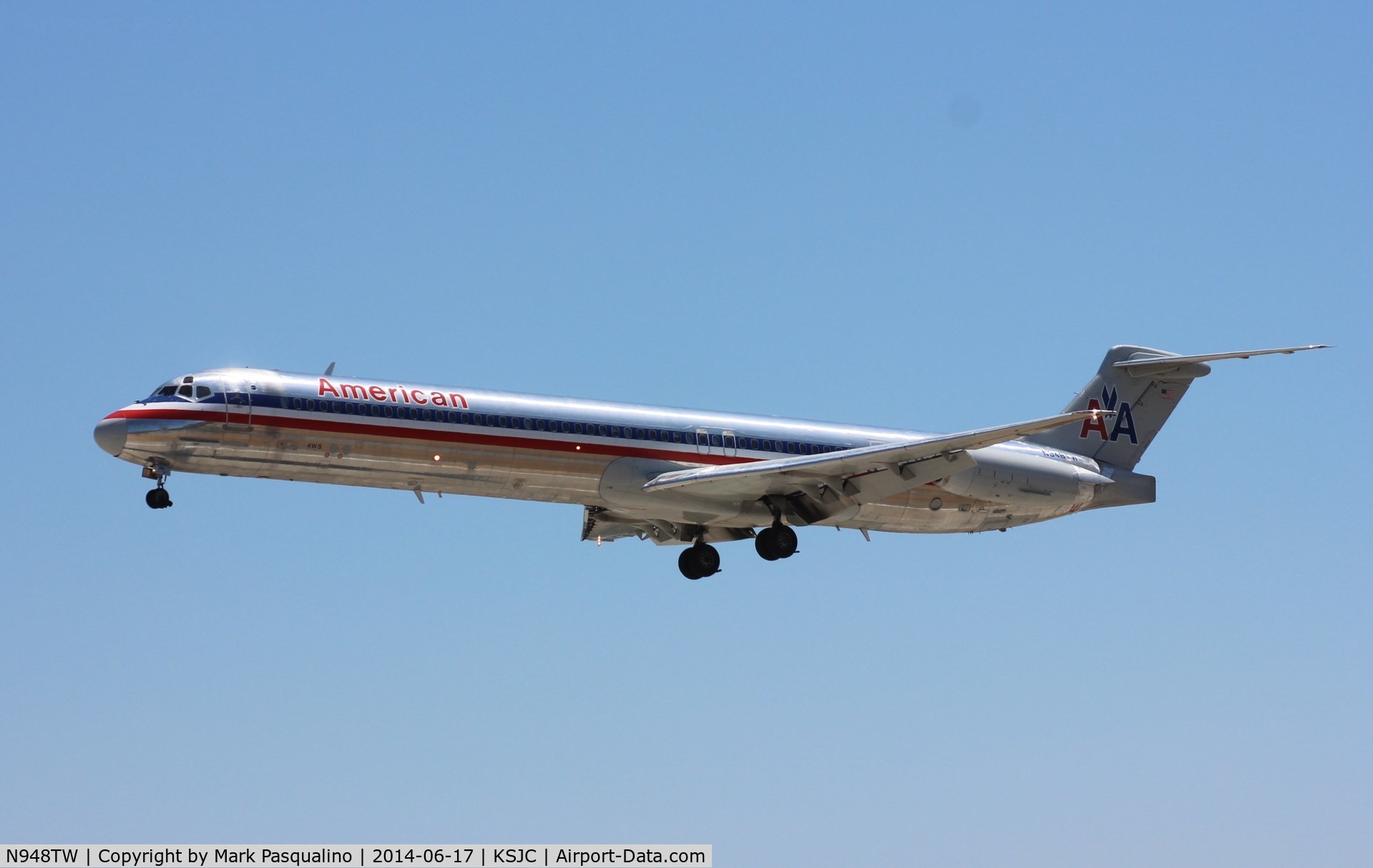 N948TW, 1987 McDonnell Douglas MD-83 (DC-9-83) C/N 49575, MD-83