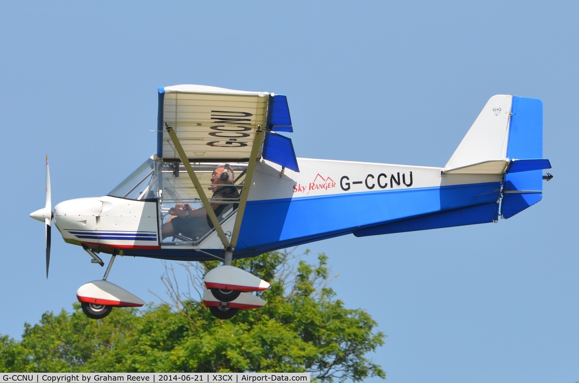 G-CCNU, 2004 Best Off SkyRanger J2.2(2) C/N BMAA/HB/297, Crabfield 2014.