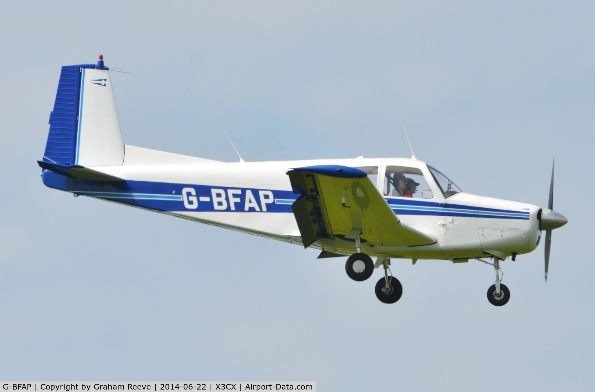 G-BFAP, 1969 SIAI-Marchetti S-205-20R C/N 4-213, Crabfield 2014.