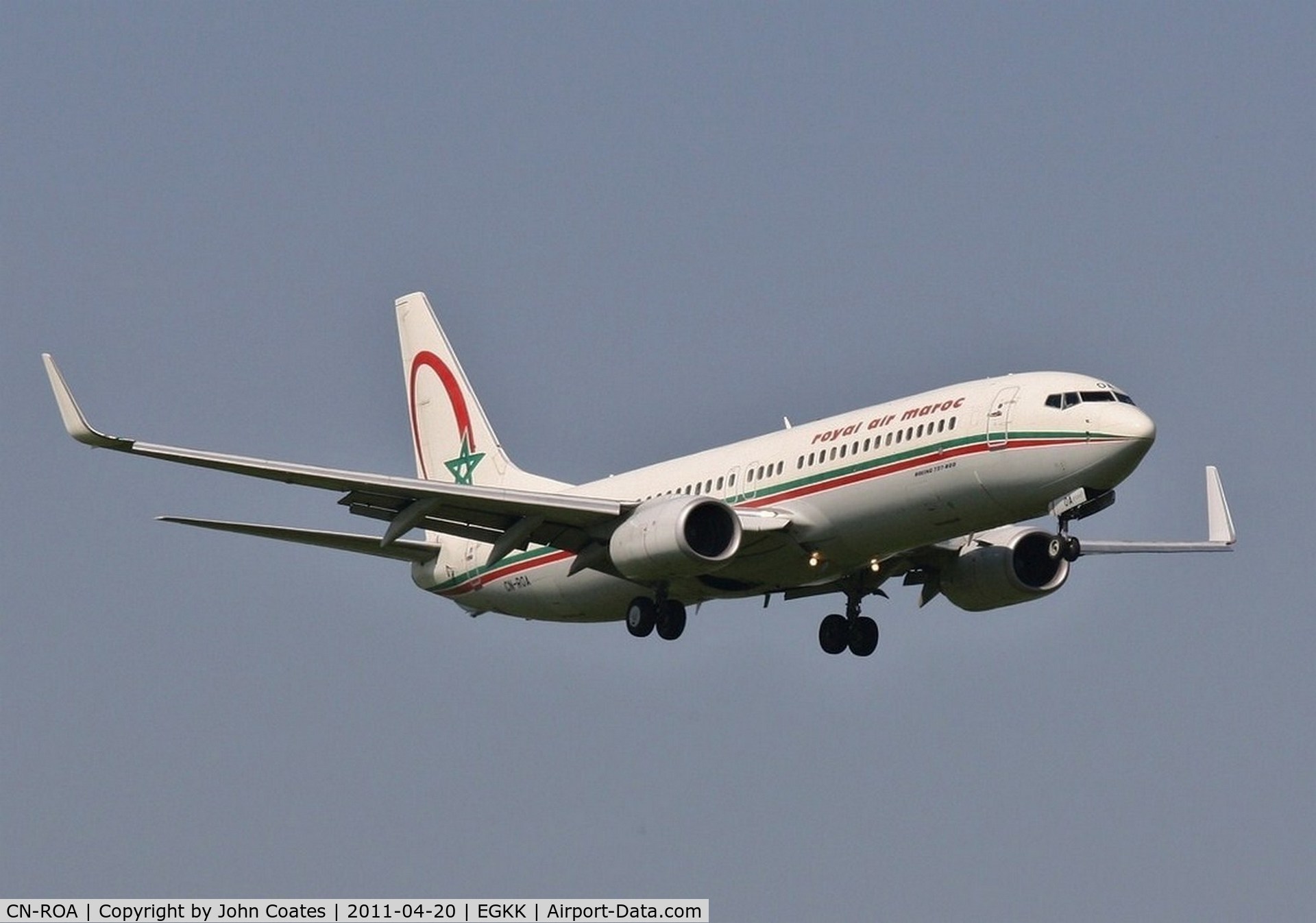 CN-ROA, 2004 Boeing 737-8B6 C/N 33059, Finals 08