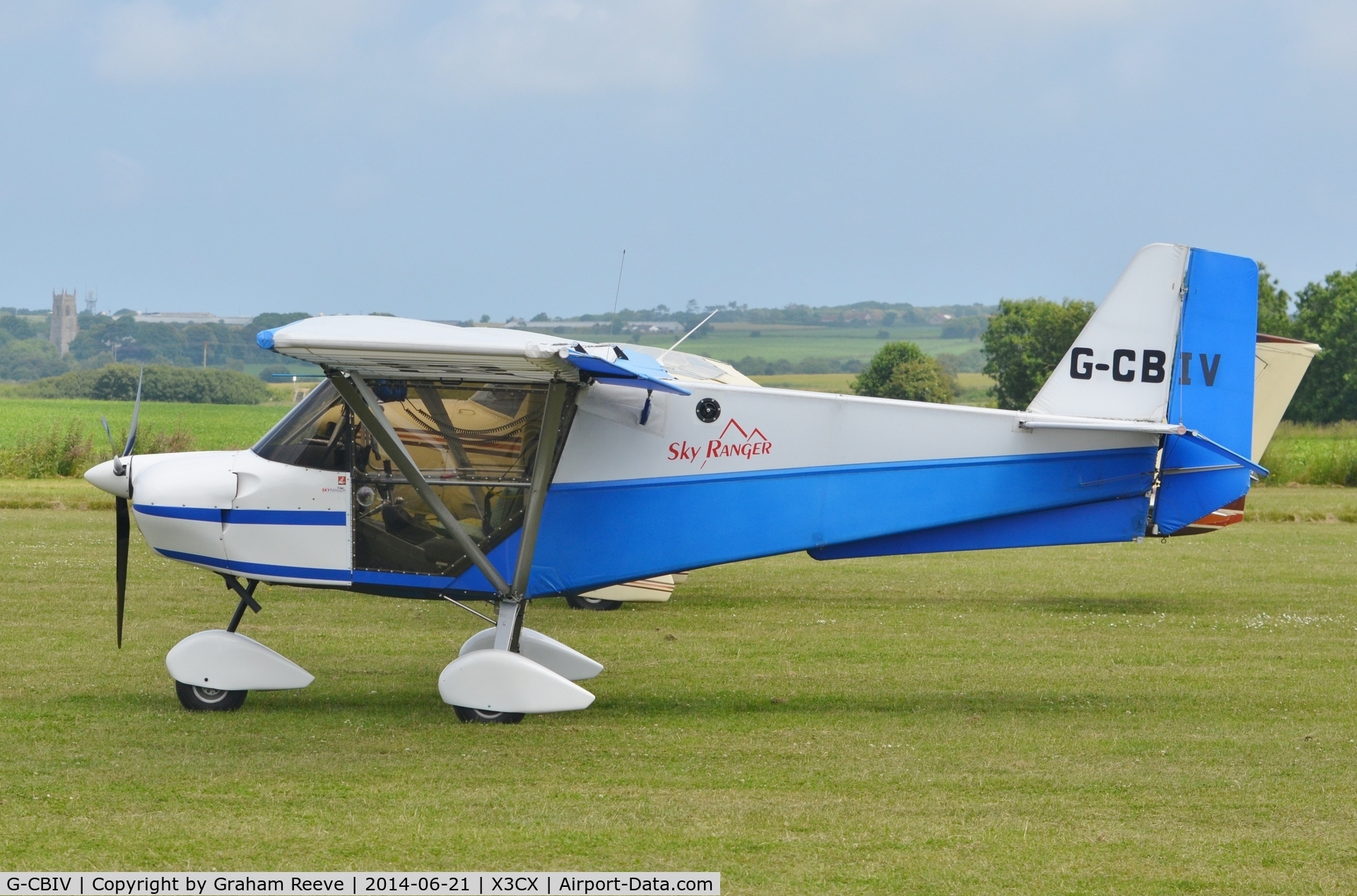 G-CBIV, 2002 Skyranger 912(1) C/N BMAA/HB/201, Crabfield 2014.