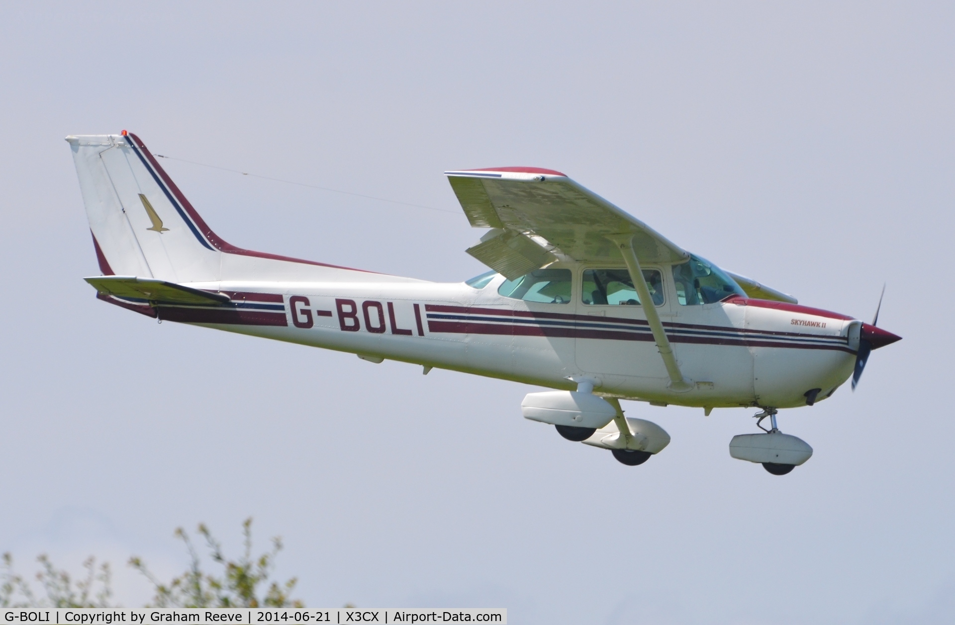 G-BOLI, 1981 Cessna 172P C/N 172-75484, Crabfield 2014.