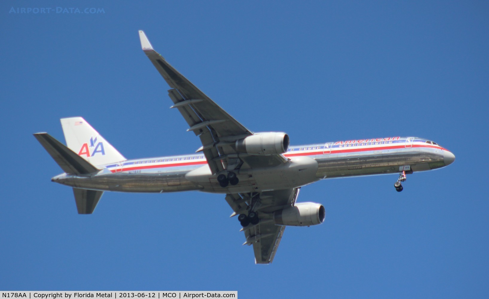 N178AA, 2002 Boeing 757-223 C/N 32398, American 757