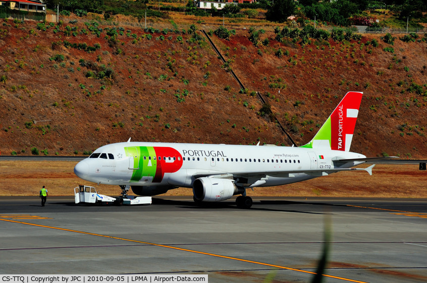 CS-TTQ, 1996 Airbus A319-111 C/N 629, Last goodbye to Madeira...