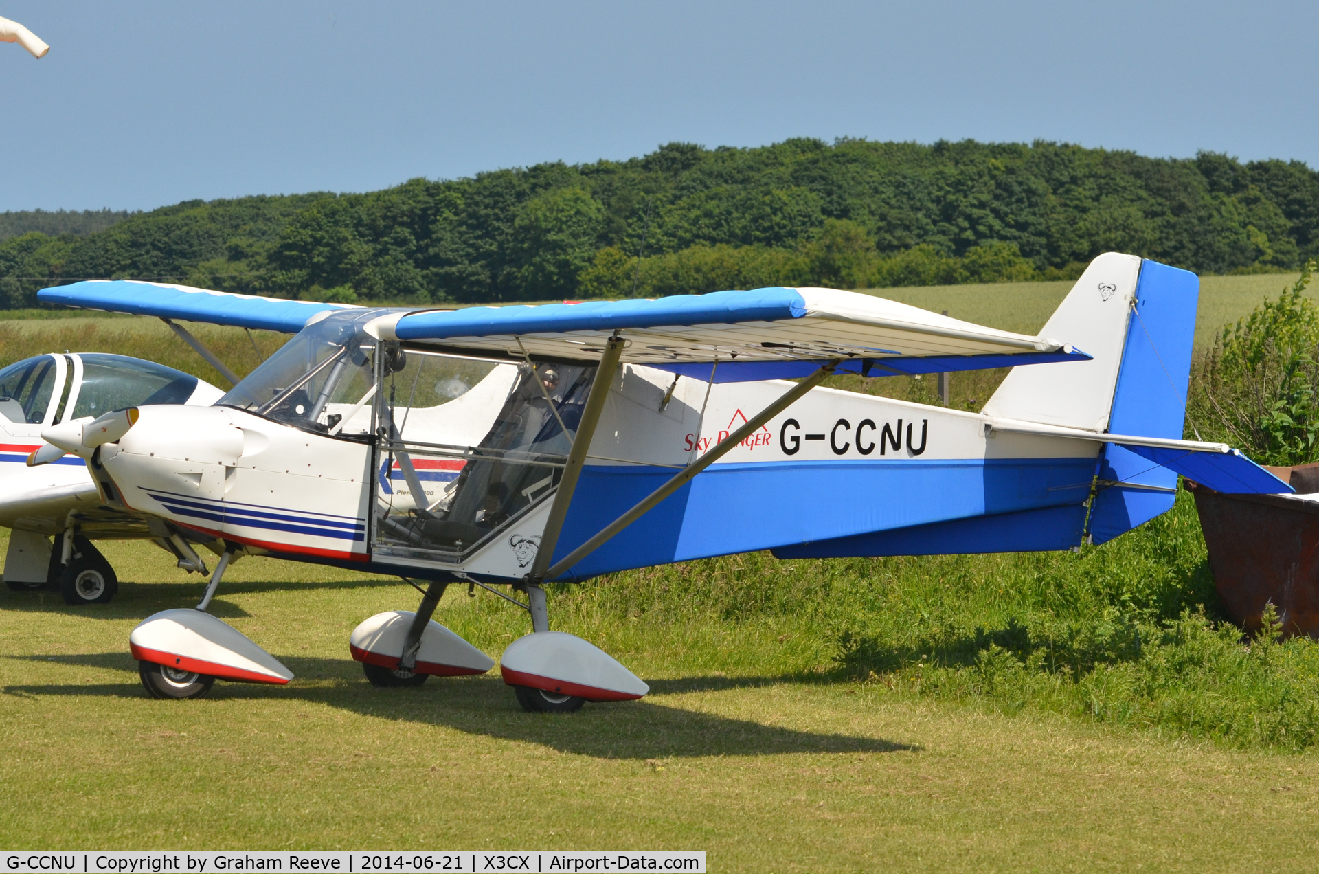 G-CCNU, 2004 Best Off SkyRanger J2.2(2) C/N BMAA/HB/297, Crabfield 2014.