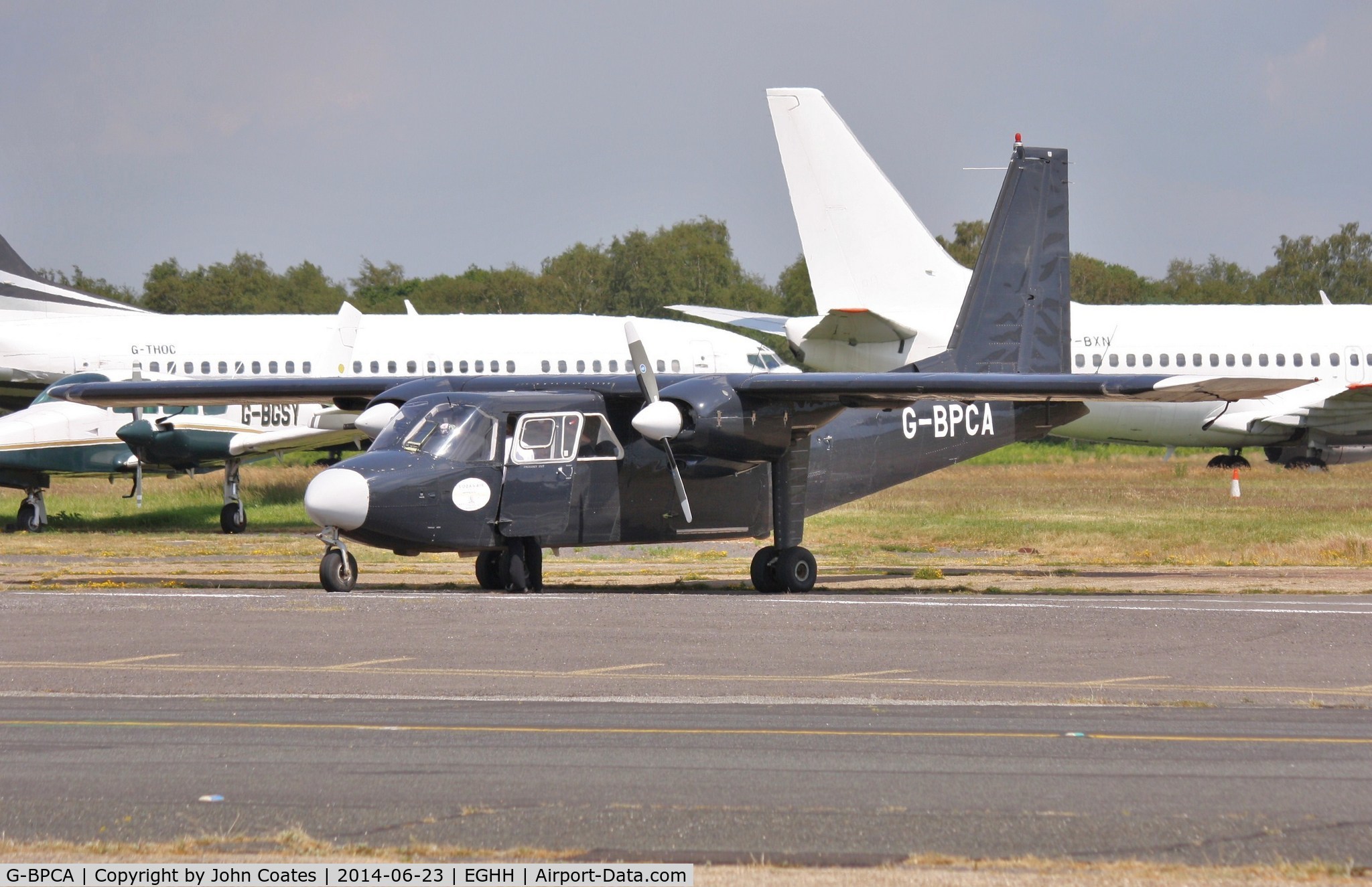 G-BPCA, 1986 Pilatus Britten-Norman BN-2B-26 Islander C/N 2198, Arrived for repaint