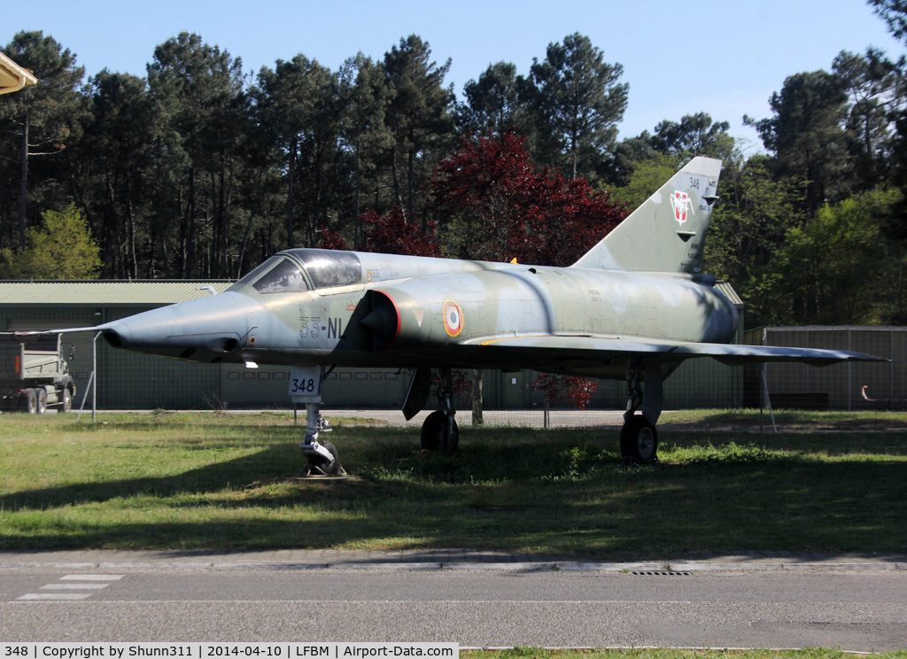 348, Dassault Mirage IIIR C/N 348, Preserved inside Mont-de-Marsan AFB and seen during Reece Meet 2014