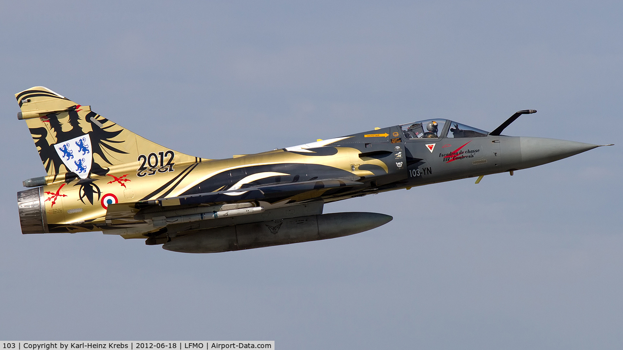 103, Dassault Mirage 2000C C/N 367, France Air Force