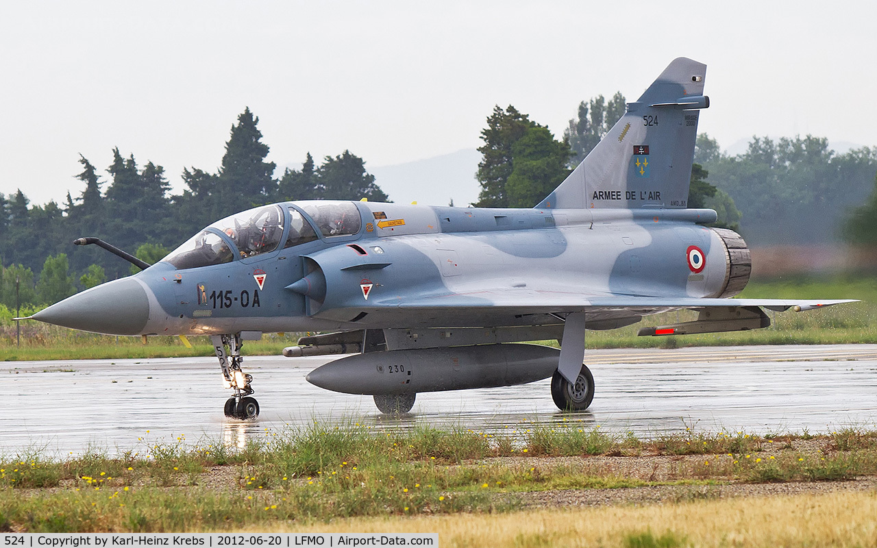 524, Dassault Mirage 2000B C/N 390, France Air Force