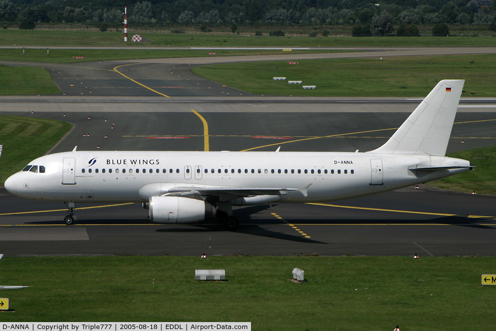 D-ANNA, 1996 Airbus A320-233 C/N 916, Airbus 320 Blue Wings