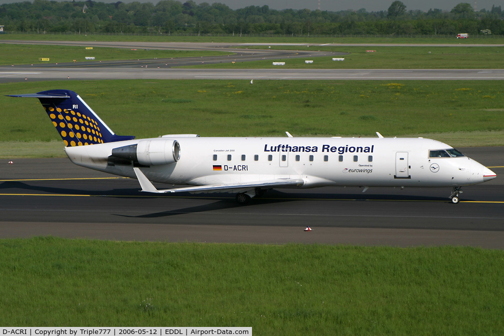 D-ACRI, 2003 Bombardier CRJ-200ER (CL-600-2B19) C/N 7862, Canadair RJ-200ER Lufthansa Regional