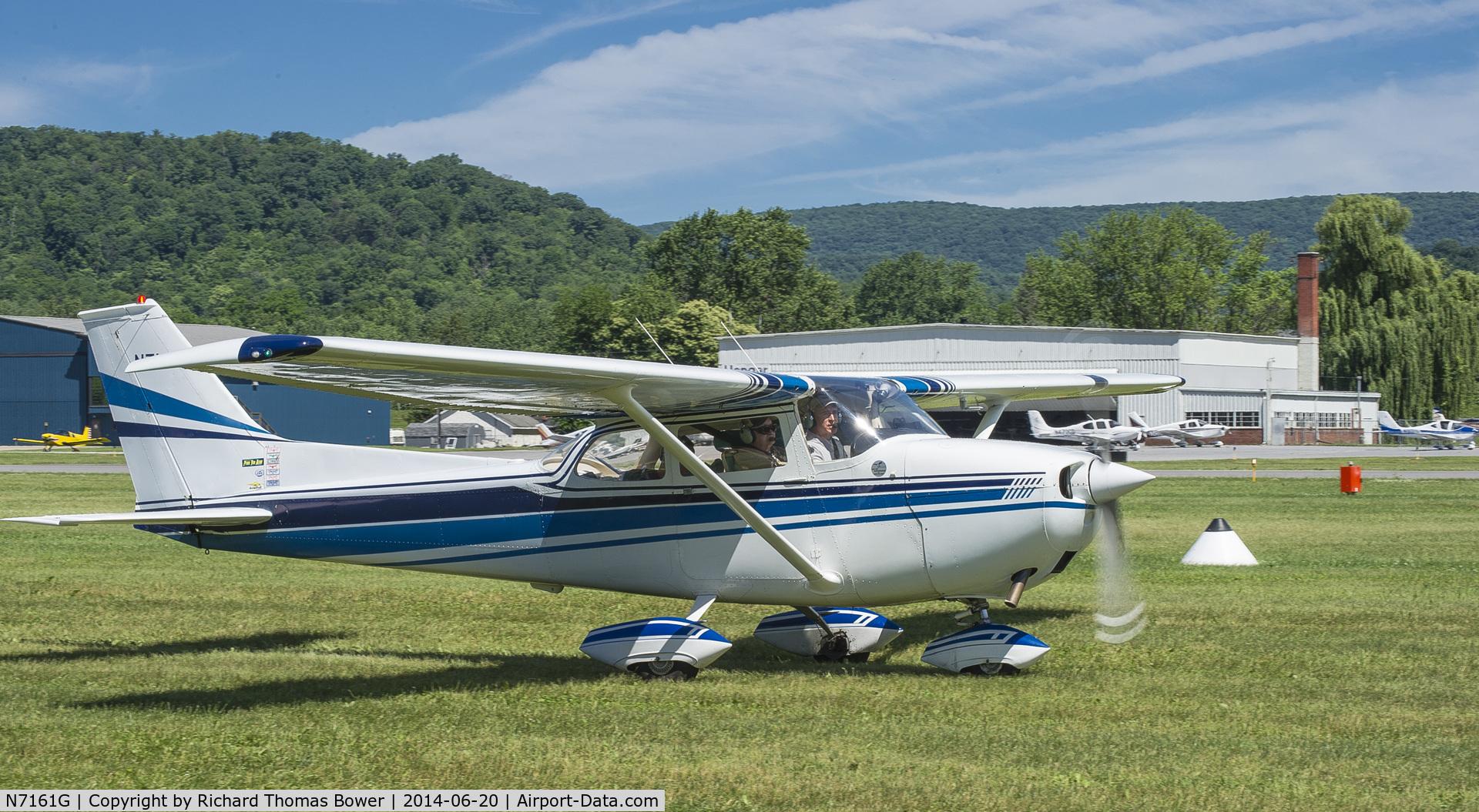 N7161G, 1969 Cessna 172K Skyhawk C/N 17258861, N7161G as seen at the 2014 Sentimental Journey Fly-In at Lock Haven, PA.