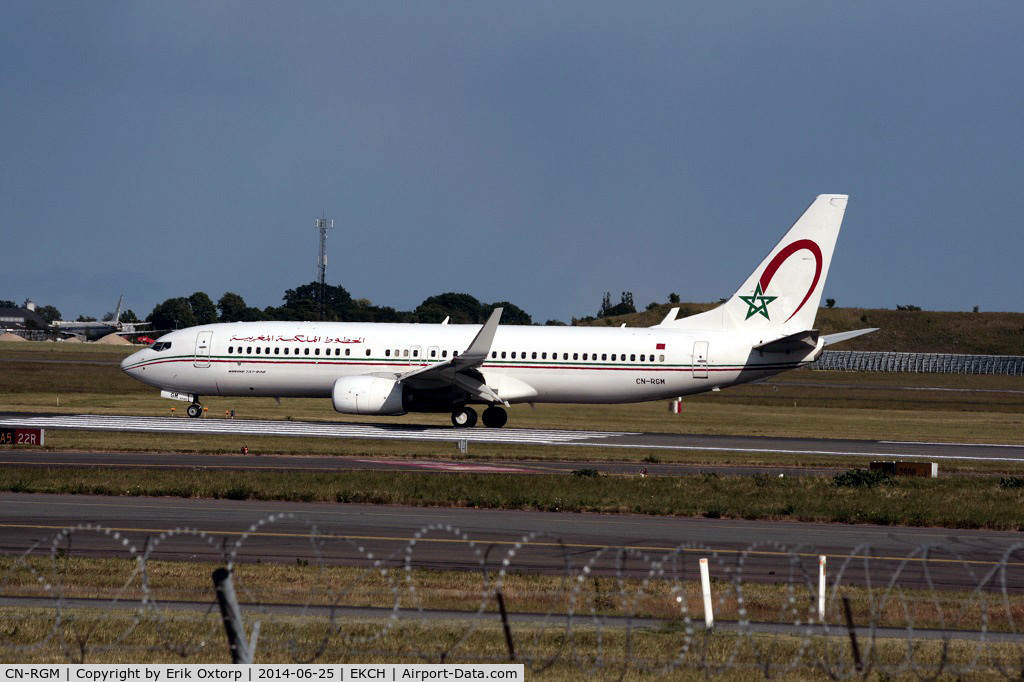 CN-RGM, 2013 Boeing 737-8B6 C/N 33074, CN-RGM just arrived on rw 04L