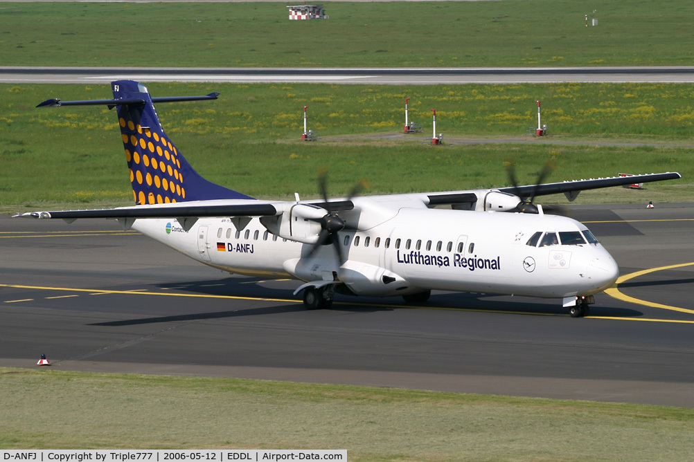 D-ANFJ, 2001 ATR 72-212A C/N 664, ATR72 Lufthansa Regional