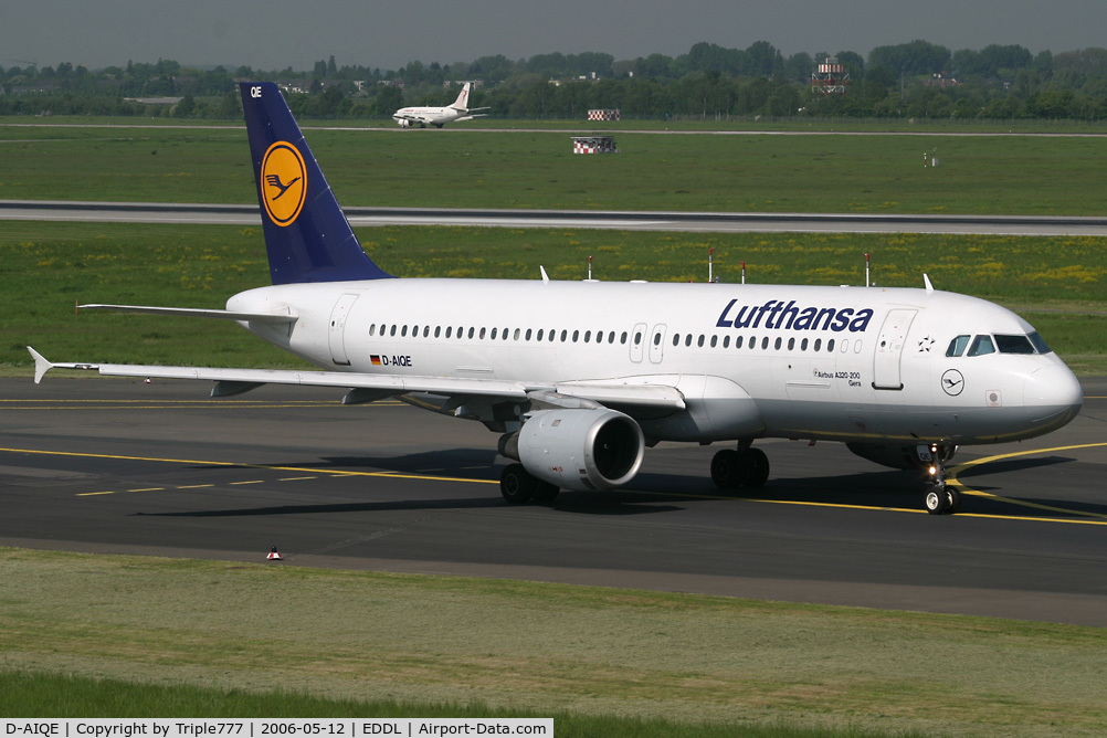 D-AIQE, 1991 Airbus A320-211 C/N 0209, Airbus 320 Lufthansa
