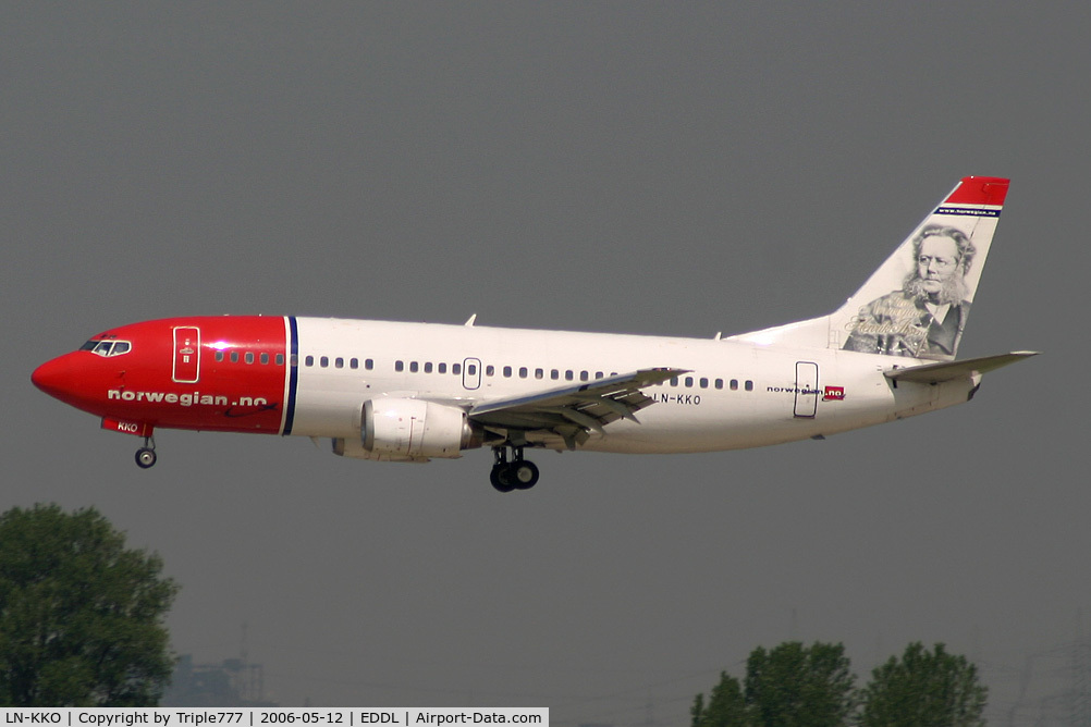 LN-KKO, 1991 Boeing 737-3Y0 C/N 24909, Boeing 737-300 Norwegian